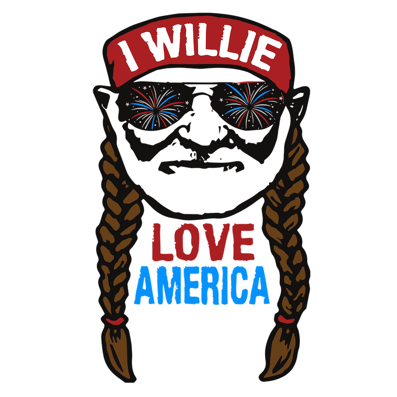 T Shirt Willie Love America