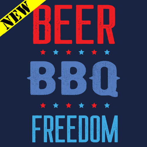 T-Shirt - Beer. BBQ. Freedom.
