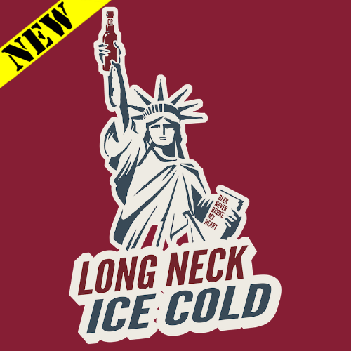 T-Shirt - Long Neck, Ice Cold