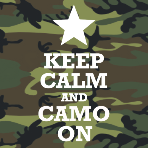 Tank Top - Keep Calm and Camo On