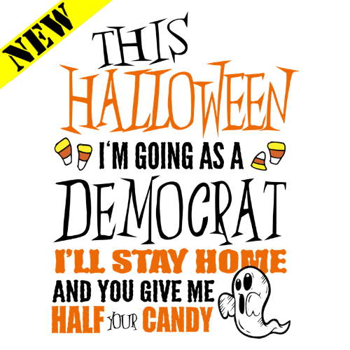 T-Shirt - Halloween Democrat (Ghost)