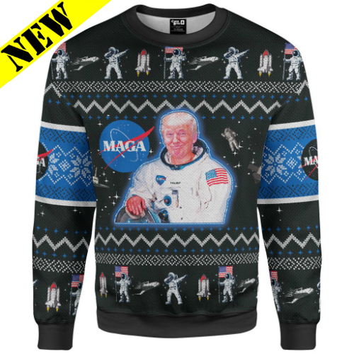 GH Christmas Sweater - Trump Space Force