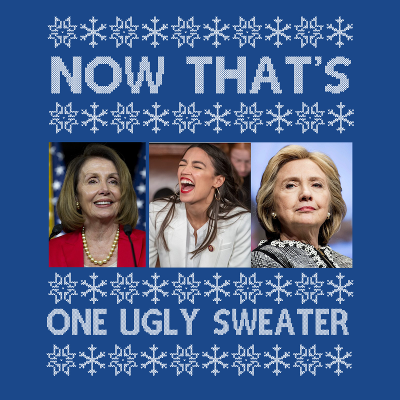 aoc ugly christmas sweater