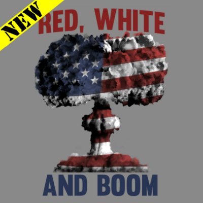 T-Shirt - Red, White, and BOOM