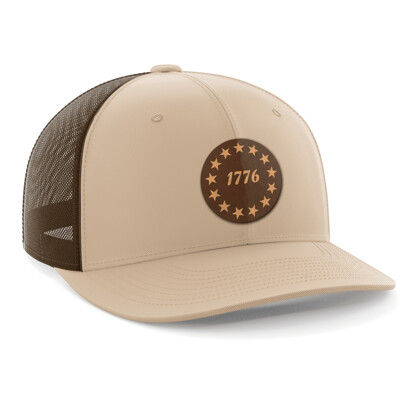 Hat - Leather Patch: 1776 Stars