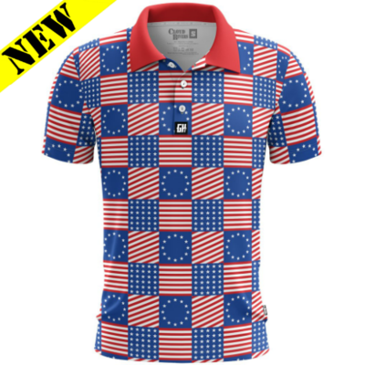 GH Polo - Star and Stripes Pattern