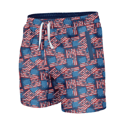 GH Swim Trunks - Distressed American Flag (Shorties)