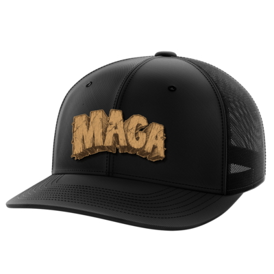 Hat - Leather Patch: MAGA