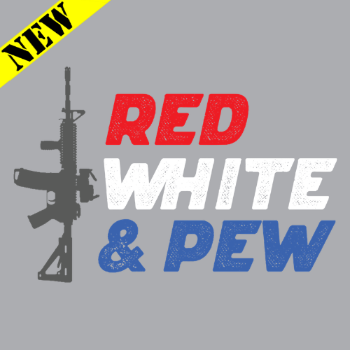 Red White And Pew Pew Pew Discount, 54 