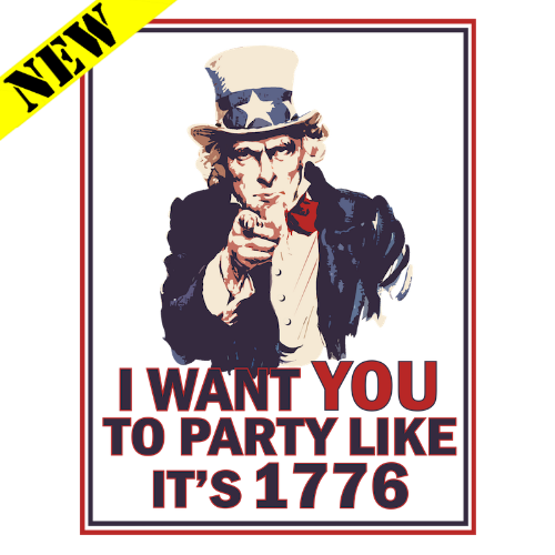 T-Shirt - Party Like It's 1776