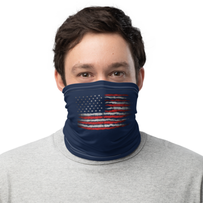 Face Mask - Distressed Flag