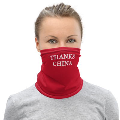 Face Mask - Thanks China (Red)