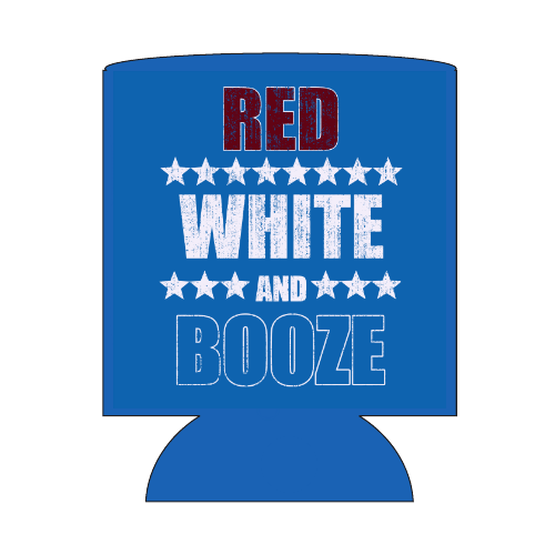 Koozie - Red, White and Booze