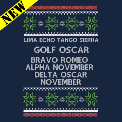 T-Shirt - Christmas Sweater - Ligma Golf Bravo