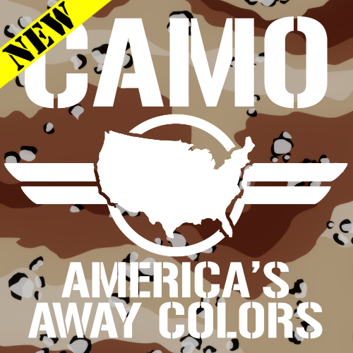 T-Shirt - Camo: America's Away Colors (Desert)