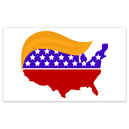 Sticker - United States of Trump