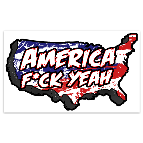 Sticker - America. F*ck Yeah
