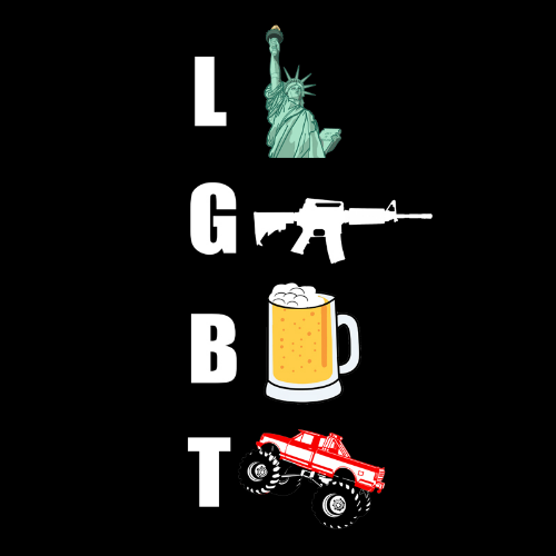 T-Shirt - Liberty, Guns, Beer, Trucks
