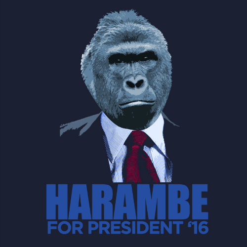 T-Shirt - Harambe For President