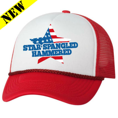 Hat - Star Spangled Hammered (Red)
