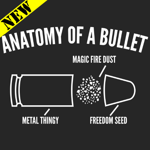 T-Shirt - Anatomy of A Bullet
