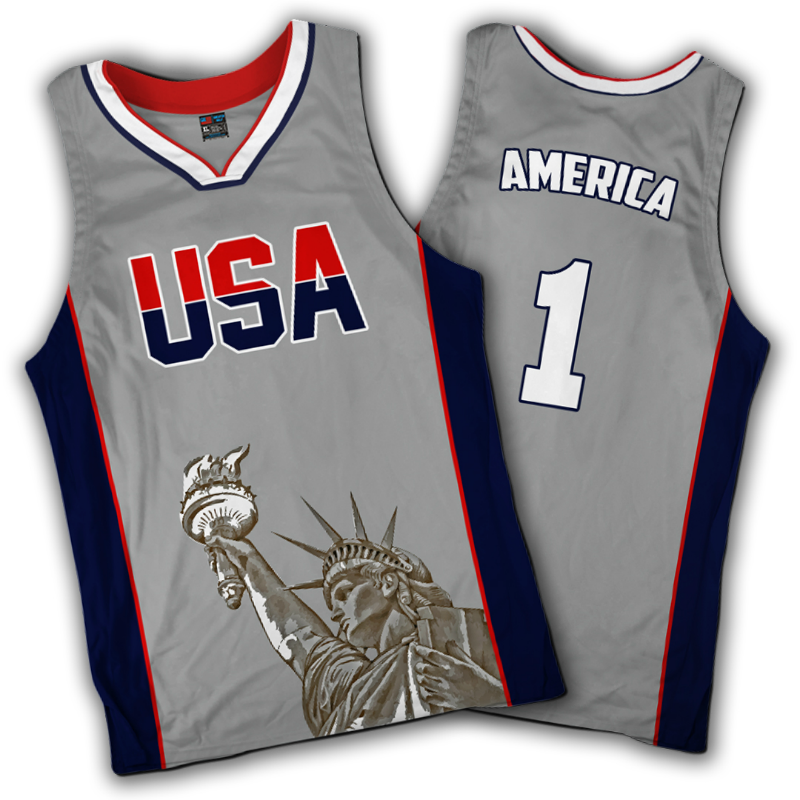 basketball jersey grey color