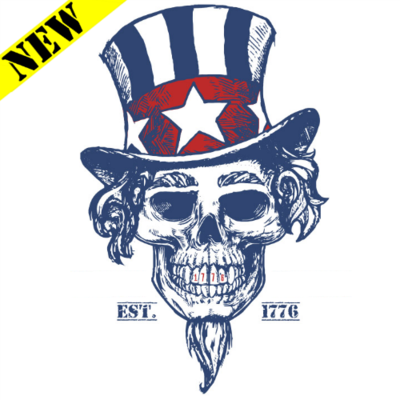 T-Shirt - Uncle Sam Skull