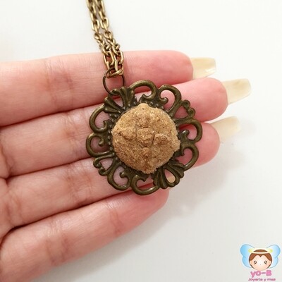 Collar Camafeo Pan de Muerto