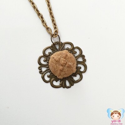 Collar Camafeo Pan de Muerto