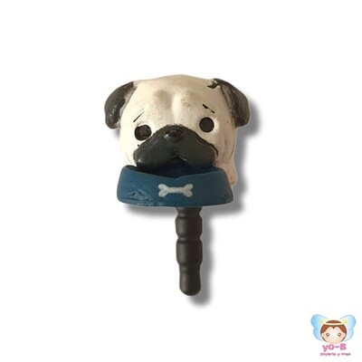 Adorno para celular perrito BLANCO