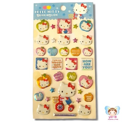 Sticker Kitty PUFFY 3D  (original con holograma)