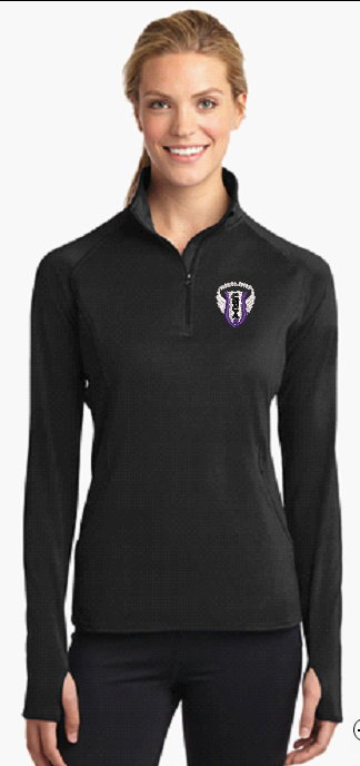 Sport-Tek® Ladies Sport-Wick® Stretch 1/2-Zip Pullover