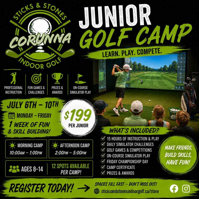 Junior Golf Camp (CORUNNA) 10am-1pm