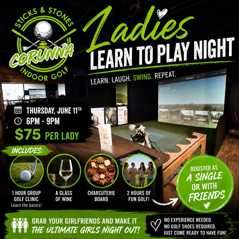 Ladies Learn to Play Night - Thursday, June 11th, 2026, 6pm-9pm