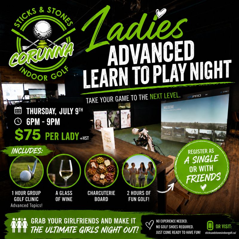 Ladies Learn to Play Night Advanced - Thursday, July 9th, 2026, 6pm-9pm