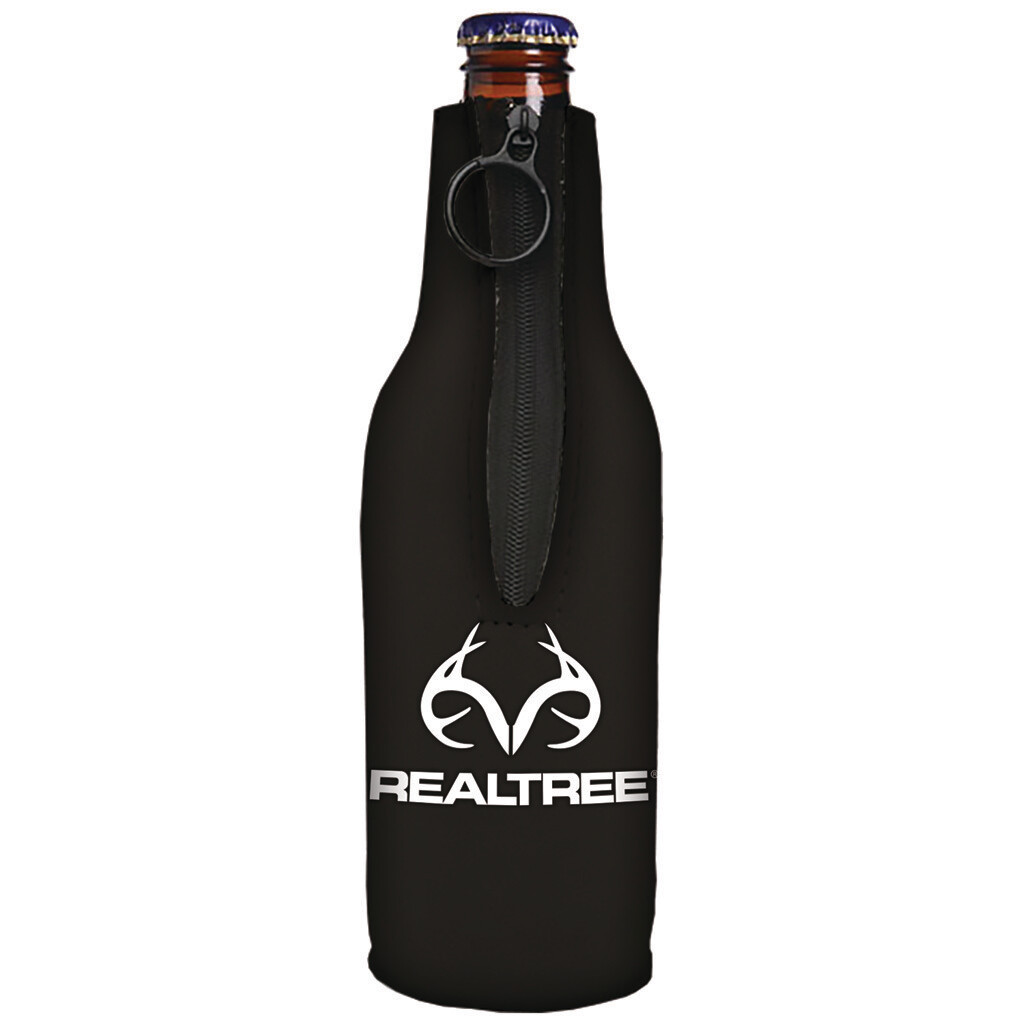 Sei Realtree Logo Bottle Cooler Black Sei Realtree Logo Bottle Cooler Black