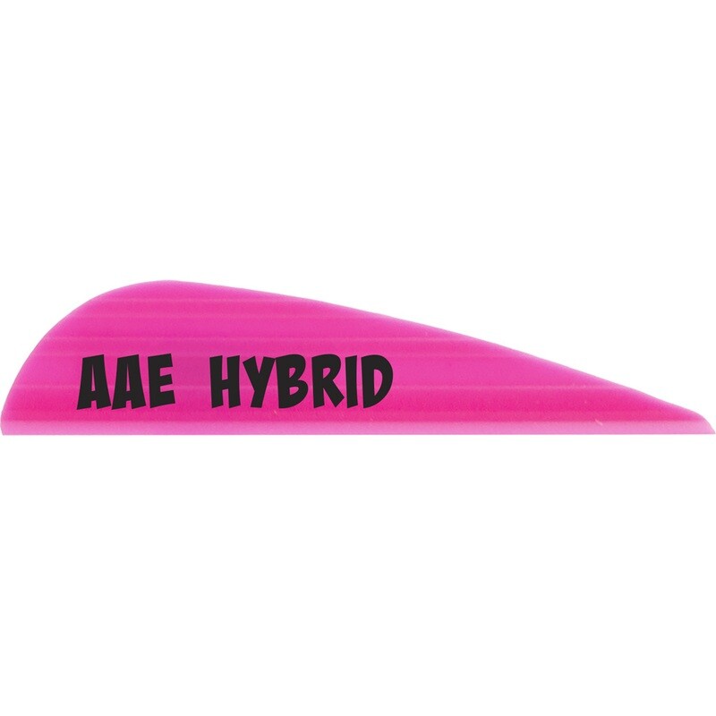 Aae Hybrid 16 Vanes Hot Pink 1.7 In. 100 Pk.