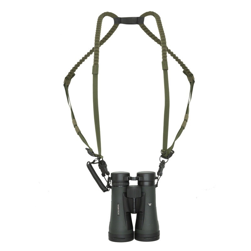Elevation Hunt Dual Bino Harness Green/black Elevation Hunt Dual Bino Harness Green/black