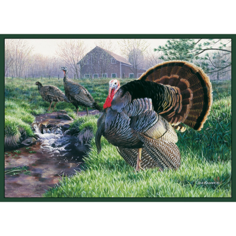 Custom Printed Rug Wild Turkey