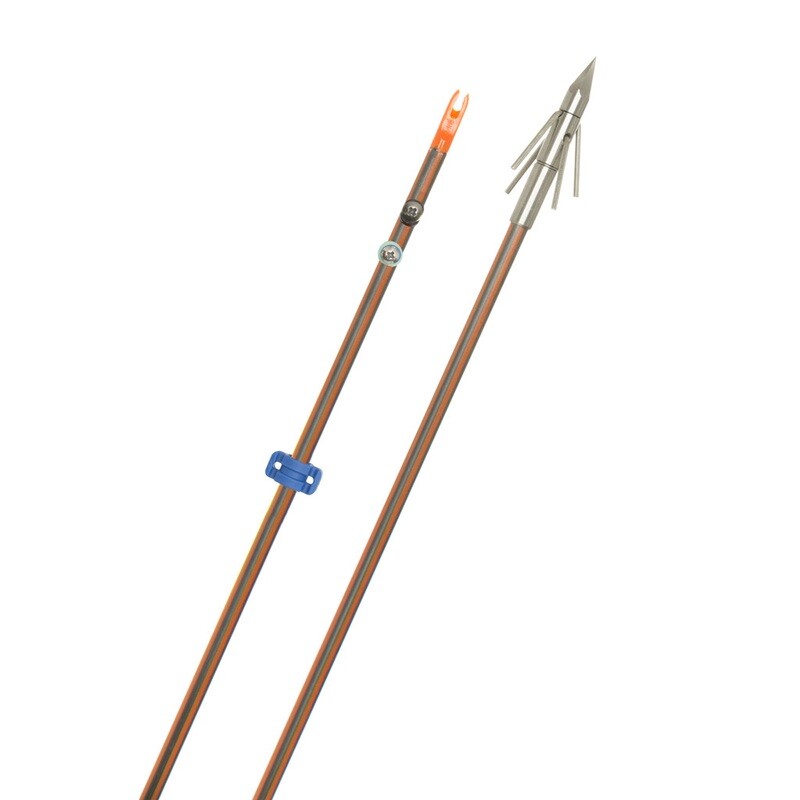 Fin Finder Hydro Carbon Il Bowfishing Arrow W/big Head Xtreme Point