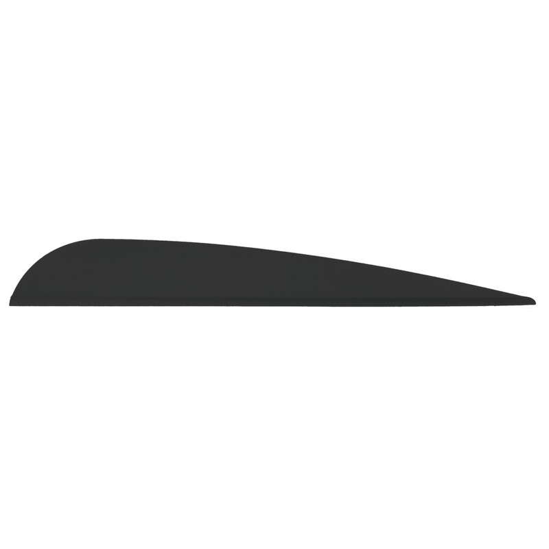 Aae Elite Plastifletch Vanes Black 3.875 In. 100 Pk.