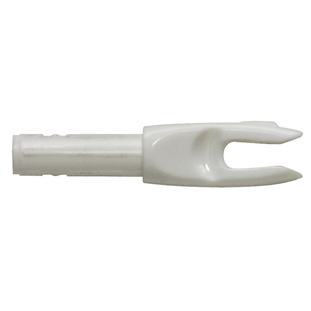 Easton 4mm G Nocks White Large Groove 12 Pk.