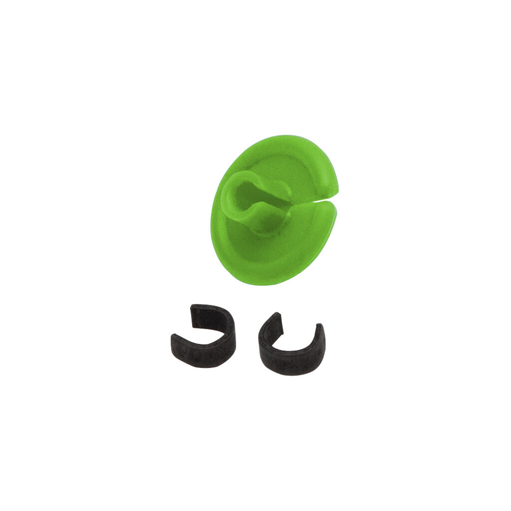 October Mountain String Love 2.0 Kisser Button Green 1 Pk.