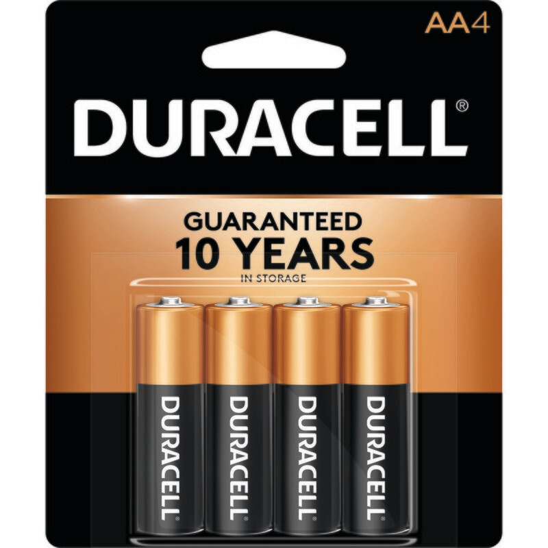 Duracell Coppertop Batteries Aa 4 Pk. Duracell Coppertop Batteries Aa 4 Pk.
