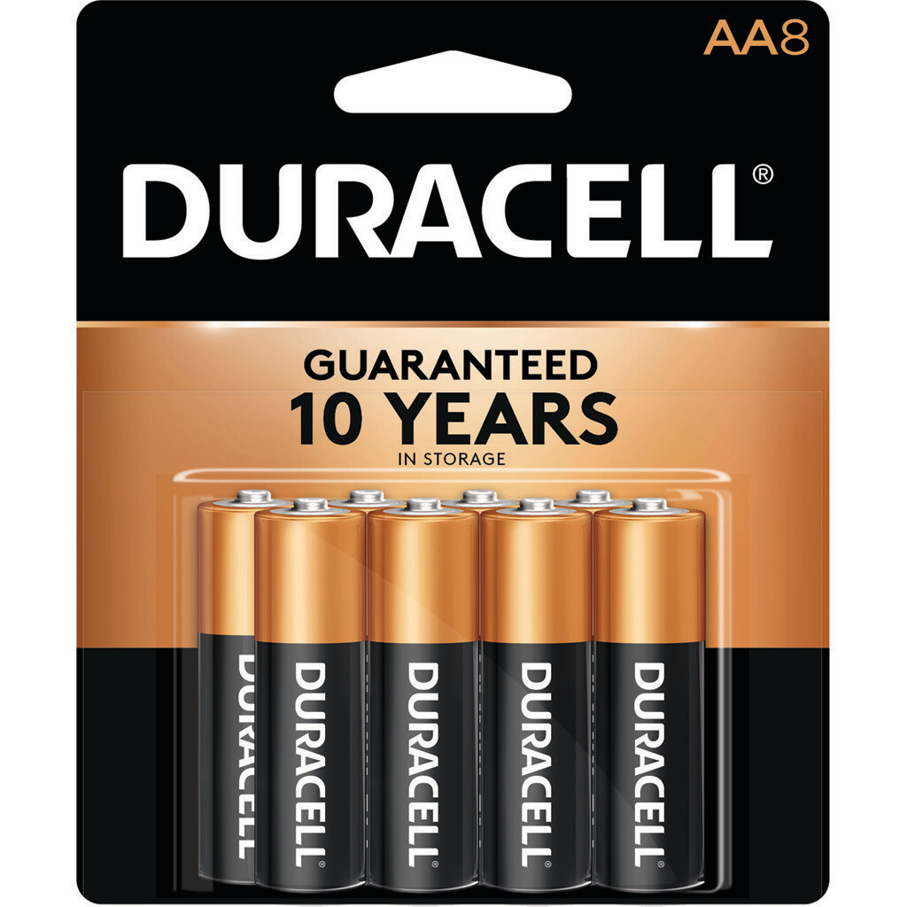 Duracell Coppertop Batteries Aa 8 Pk.