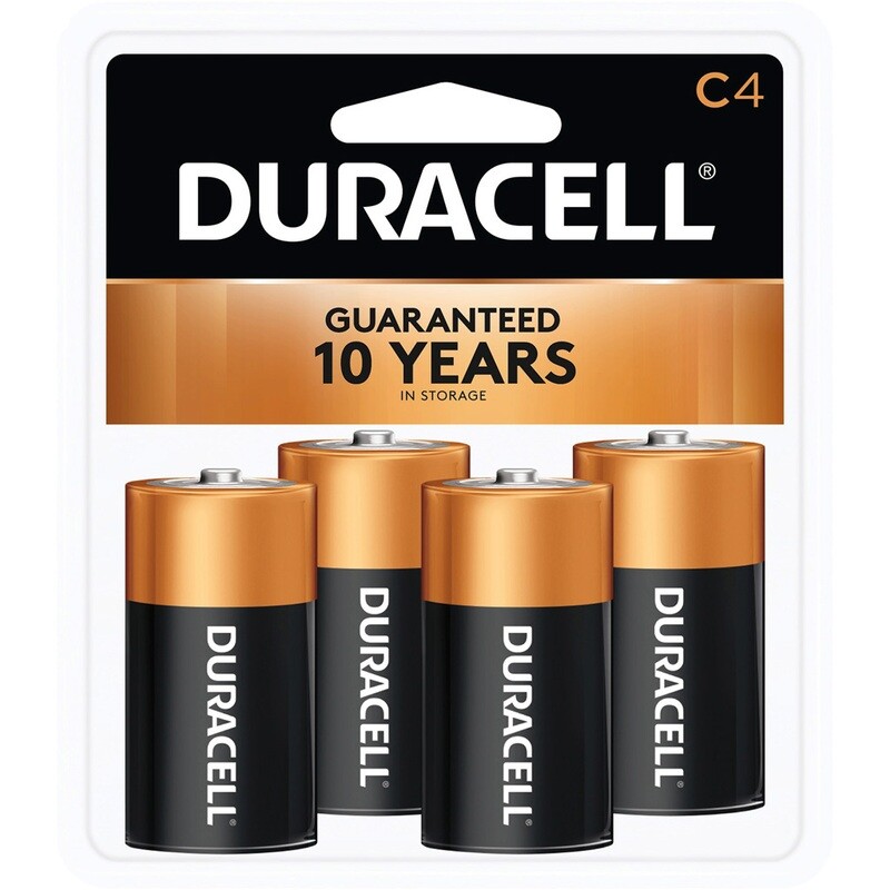 Duracell Coppertop Batteries C 4 Pk. Duracell Coppertop Batteries C 4 Pk.