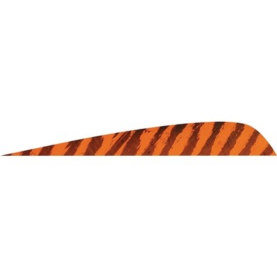 Gateway Parabolic Feathers Barred Orange 4 In. Lw 50 Pk.