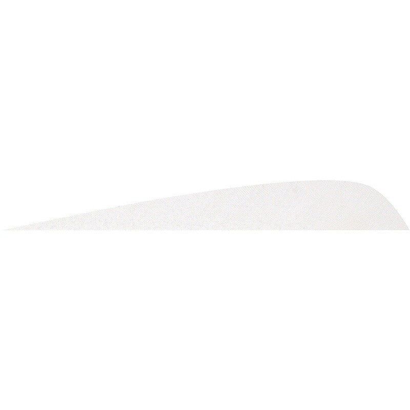 Gateway Parabolic Feathers Flo White 4 In. Lw 50 Pk.