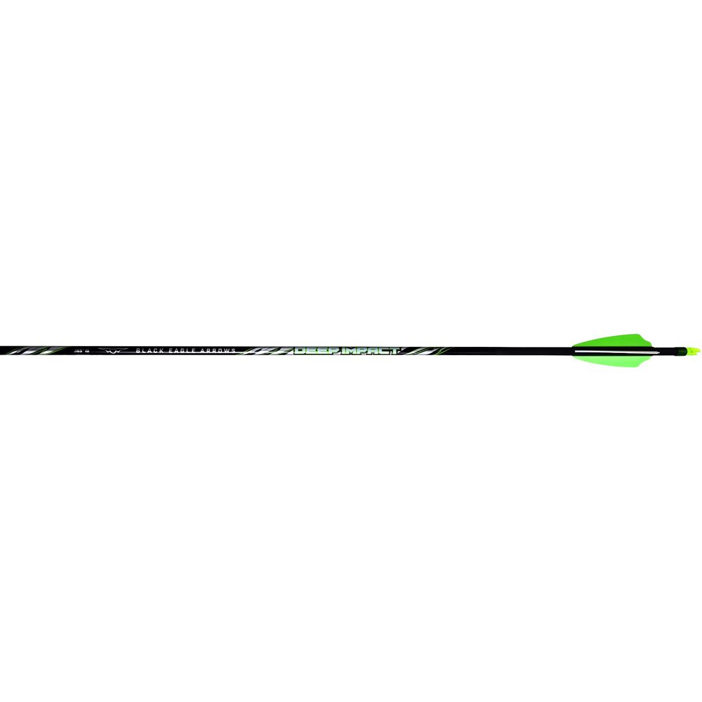 Black Eagle Deep Impact Arrows .001 300 2.5 In. Shield Cut 6 Pk.