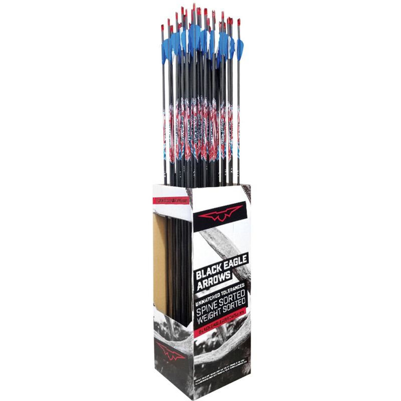 Black Eagle Intrepid Youth Arrows 800 Spine 36 Pk.